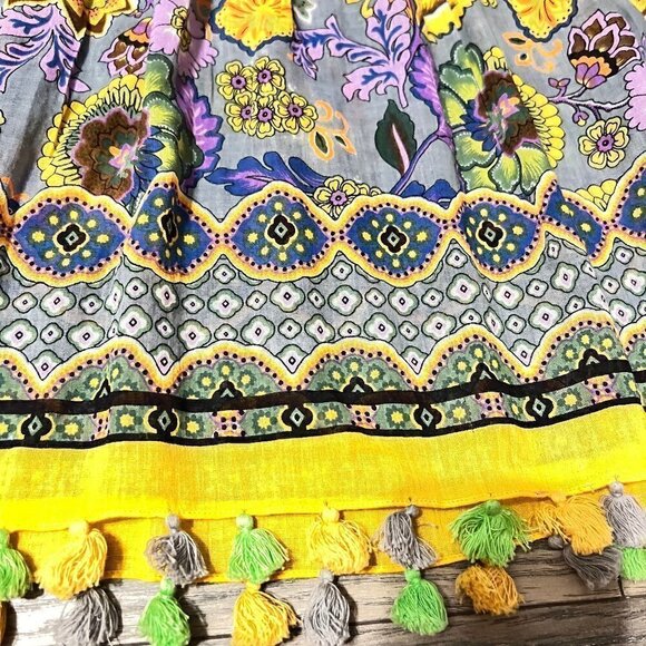 NWT ivy jane boho chic top mixed material.  Size S/M. - Picture 3 of 8